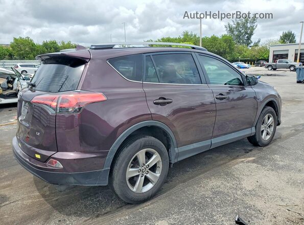 2T3ZFREV5JW445670 2018 TOYOTA RAV4 Purple Tył prawy