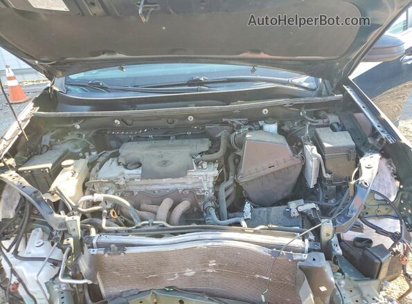 2T3ZFREV5JW502059 2018 TOYOTA RAV4 Blue Engine compartment view
