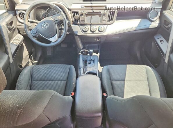 2T3ZFREV7GW264658 2016 TOYOTA RAV4 Gray Widok deski rozdzielczej