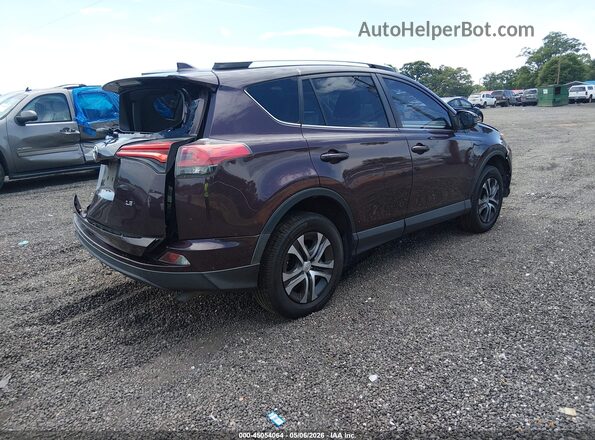 2T3ZFREV9GW282482 2016 TOYOTA LE Фиолетовый Задняя правая четверть