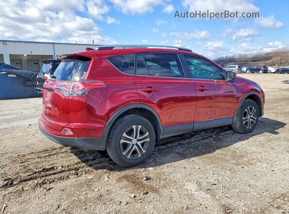 2T3ZFREV9JW478283 2018 TOYOTA RAV4 Бордовый Задняя правая четверть