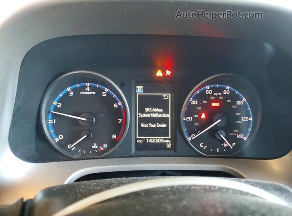 2T3ZFREVXHW316060 2017 TOYOTA RAV4 Silver Вид щитка приладів