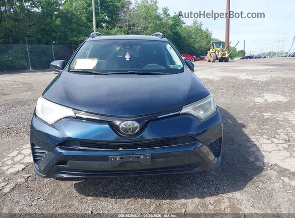 2T3ZFREVXHW317838 2017 TOYOTA RAV4 Blue Instrument cluster view