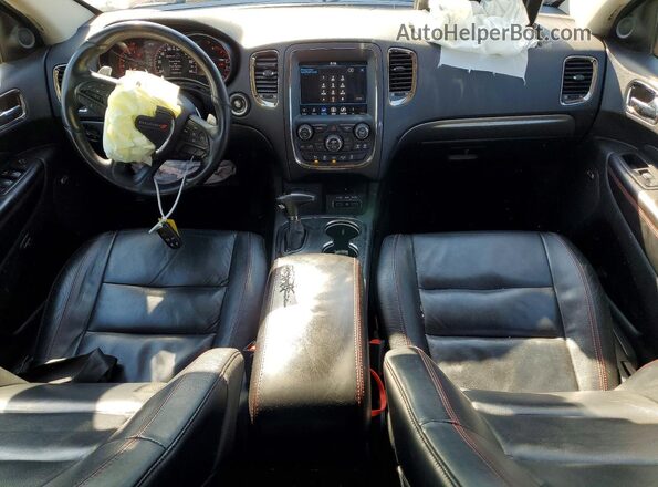 1C4RDJDG3JC497487 2018 DODGE DURANGO Белый Вид щитка приборов