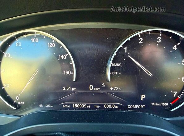 5UXTR9C5XKLD92731 2019 BMW X3 Серый Вид щитка приборов