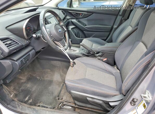 JF2GTADC3K8371322 2019 SUBARU CROSSTREK Silver Vista interior delantera