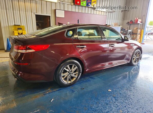 5XXGT4L32KG344191 2019 KIA OPTIMA Бордовый Передняя правая четверть