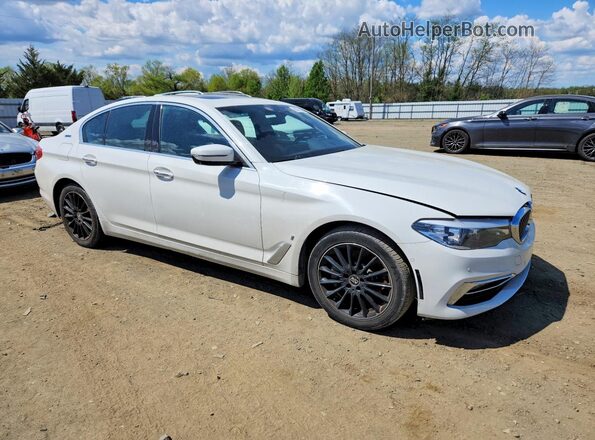WBAJB1C53JB084961 2018 BMW 5 SERIES White Widok z przodu