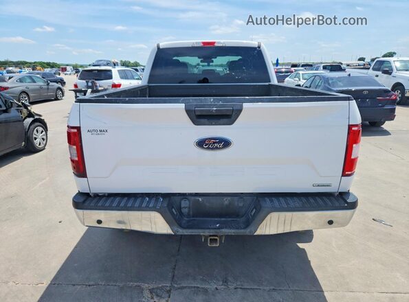 1FTEX1EPXJFD05744 2018 FORD F150 White Вид салону спереду