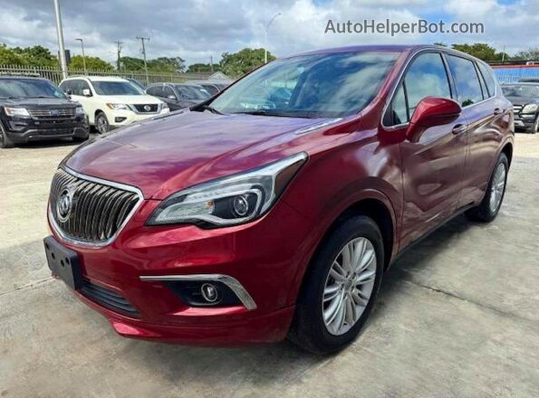 LRBFXASA1HD049406 2017 BUICK ENVISION Красный Задняя левая четверть