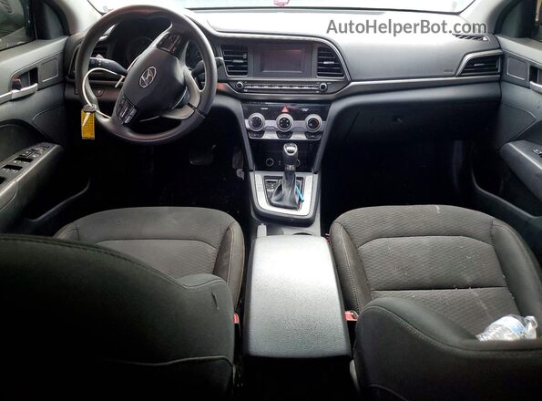 5NPD74LF3KH466497 2019 HYUNDAI ELANTRA Черный Вид щитка приборов