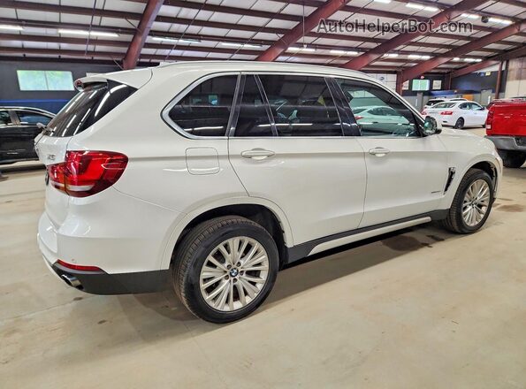 5UXKR0C54G0P26703 2016 BMW X5 Белый Передняя правая четверть