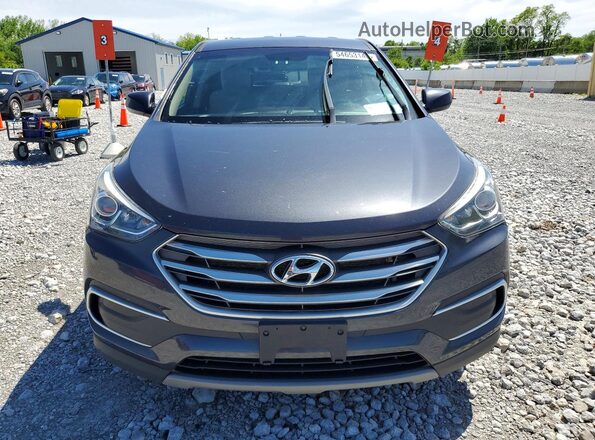 5XYZT3LB9JG572466 2018 HYUNDAI SANTA Серый Вид сзади