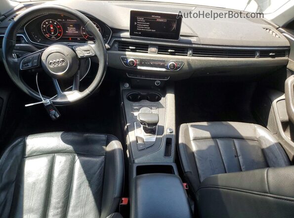 WAUKMAF4XJN018469 2018 AUDI A4 Черный Вид щитка приборов