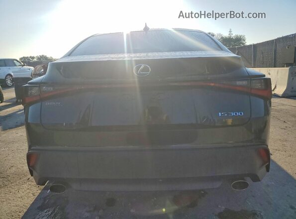 JTHAA1D22M5111935 2021 LEXUS IS Черный Вид салона спереди