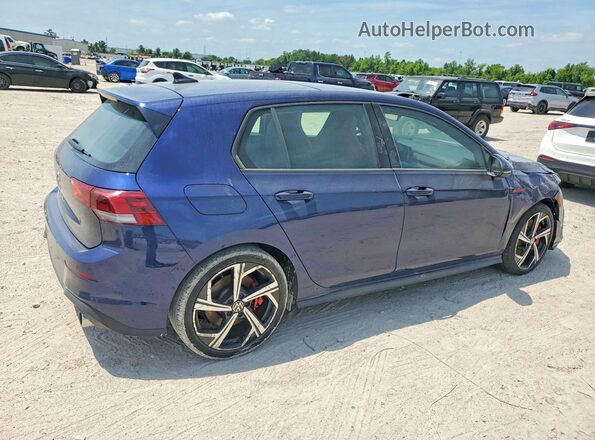 WVW3A7CD2RW151983 2024 VOLKSWAGEN GTI Синий Передняя правая четверть