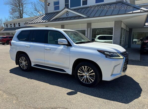 JTJHY7AX2J4263193 2018 LEXUS LX White Przód lewy