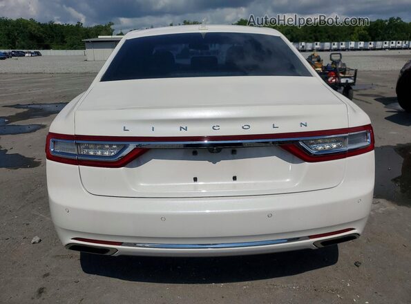 1LN6L9PK8J5601718 2018 LINCOLN CONTINENTA Белый Вид салона спереди