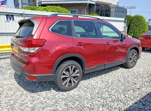 JF2SKAUC2LH480322 2020 SUBARU FORESTER Красный Передняя правая четверть