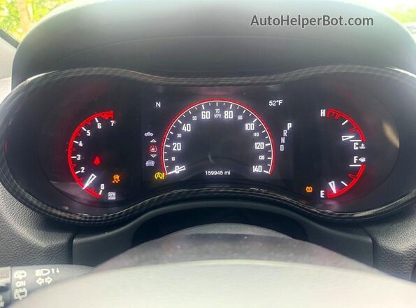 1C4RDJDG9KC733965 2019 DODGE DURANGO Угольный Вид панели приборов