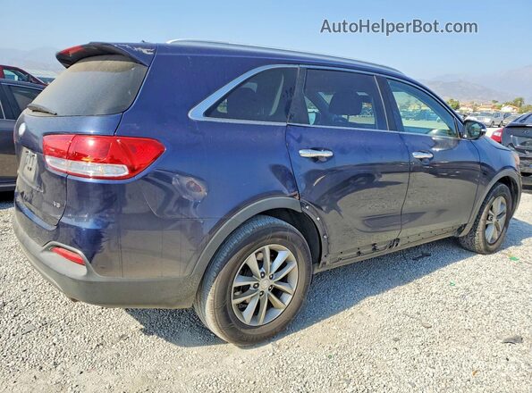 5XYPG4A56JG360932 2018 KIA SORENTO Синий Передняя правая четверть