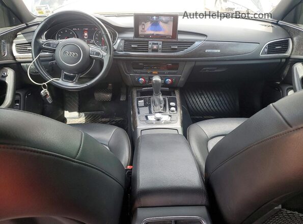 WAUG8AFC4JN012605 2018 AUDI A6 Black Widok zestawu wskaźników