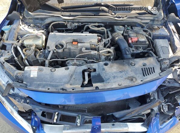 2HGFC2E51HH014533 2017 HONDA CIVIC Blue Widok wnętrza z tyłu