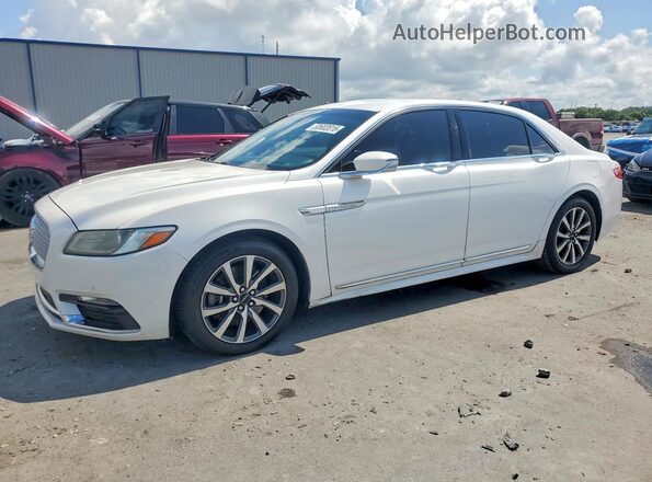 1LN6L9PK8J5601718 2018 LINCOLN CONTINENTA Белый Задняя левая четверть