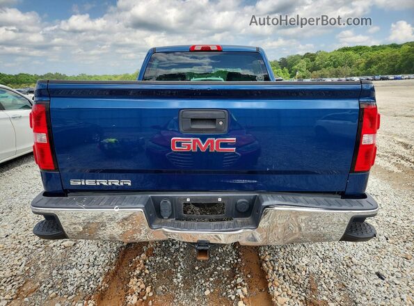 3GTU2LEC9JG100434 2018 GMC SIERRA Синий Вид салона спереди