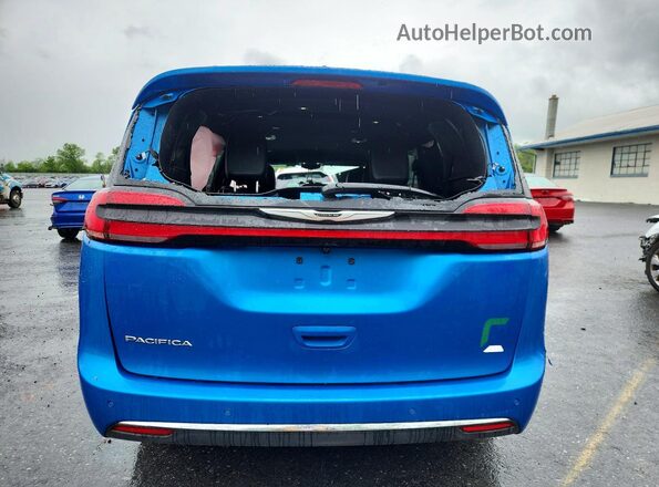 2C4RC1BG8TR235514 2026 CHRYSLER PACIFICA Синий Вид салона спереди