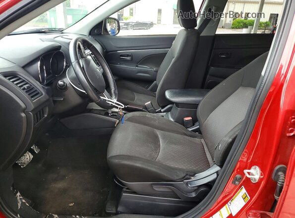 JA4AP3AU6JZ031358 2018 MITSUBISHI OUTLANDER Red Widok deski rozdzielczej