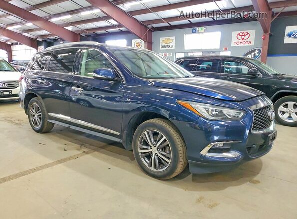 5N1DL0MM1HC527945 2017 INFINITI QX60 Синий Вид спереди
