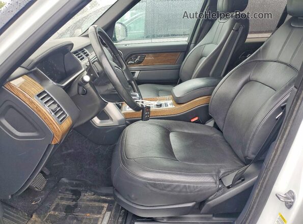 SALGS2RE9JA383721 2018 LAND ROVER RANGE ROVER White Dashboard view