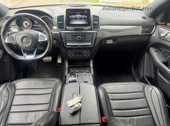 4JGED7FB3KA155002 2019 MERCEDES-BENZ GLE Угольный Вид салона спереди