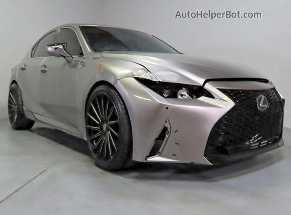 JTHAA1D20M5113277 2021 LEXUS IS Серебряный Задняя левая четверть