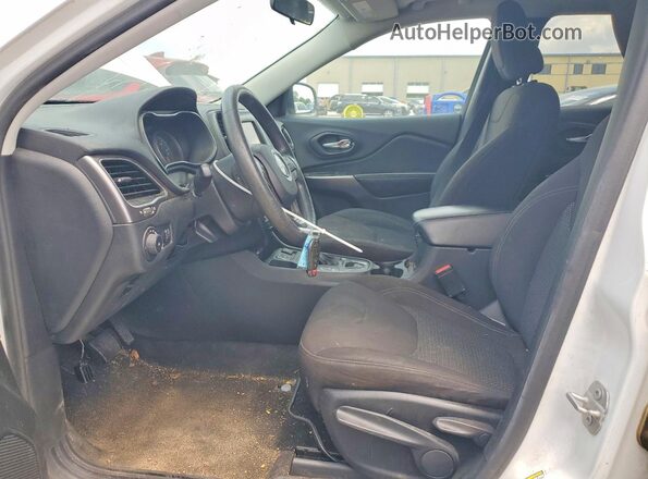 1C4PJLCB8KD474235 2019 JEEP CHEROKEE Белый Вид салона спереди