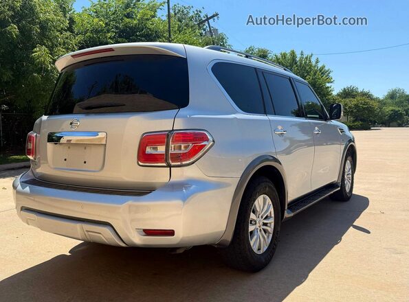 JN8AY2ND1J9053635 2018 NISSAN ARMADA Silver Vista frontal