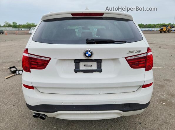 5UXWX9C33H0T25008 2017 BMW X3 Белый Вид салона спереди