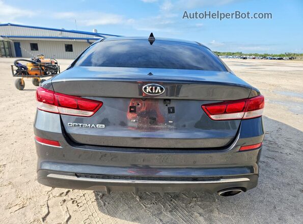 5XXGT4L37LG407481 2020 KIA OPTIMA Серый Вид салона спереди