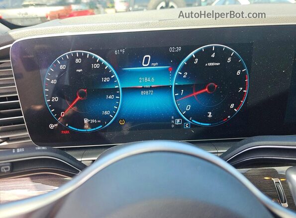 4JGFB4JB2LA111252 2020 MERCEDES-BENZ GLE White Вид щитка приладів