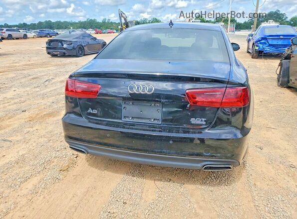 WAUG8AFC4JN012605 2018 AUDI A6 Black Widok wnętrza z przodu
