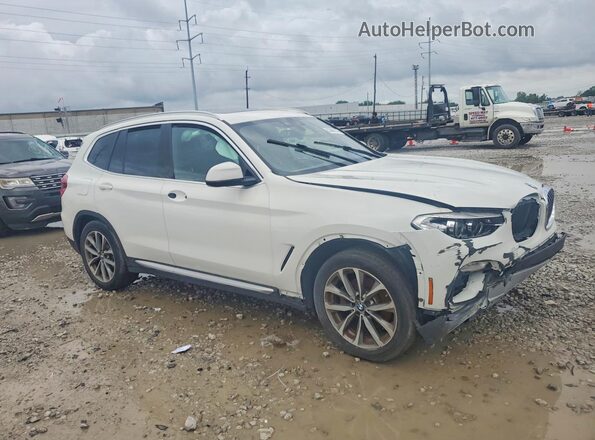 5UXTR9C57KLR03728 2019 BMW X3 White წინა ხედი