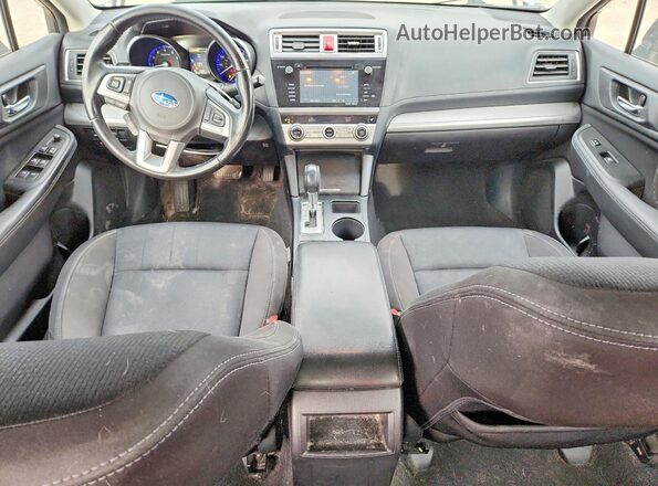 4S3BNBD6XG3038686 2016 SUBARU LEGACY Серебряный Вид щитка приборов
