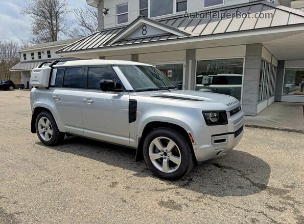 SALEW7RU6N2097910 2022 LAND ROVER DEFENDER Серебряный Задняя левая четверть