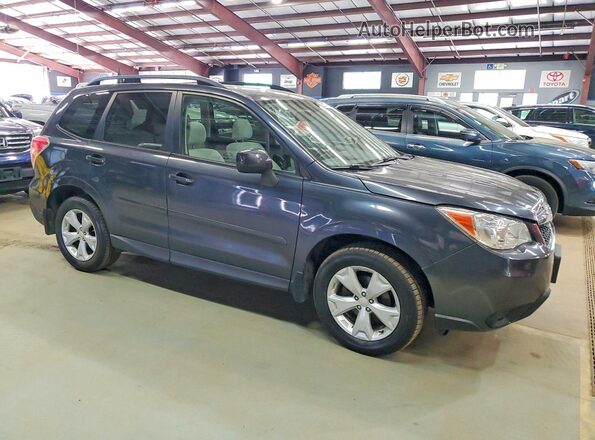 JF2SJADC8GG427820 2016 SUBARU FORESTER Blue Widok z przodu