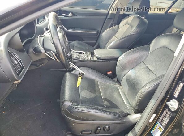KNAE15LA3J6017360 2018 KIA STINGER Черный Вид панели приборов