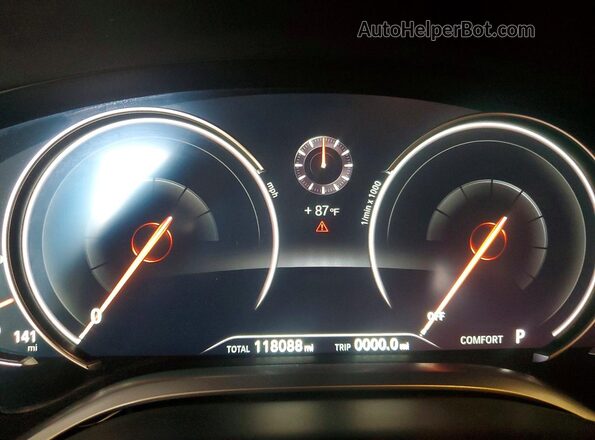 WBA7F0C50GGL99687 2016 BMW OTHER Black Widok tylnych siedzeń