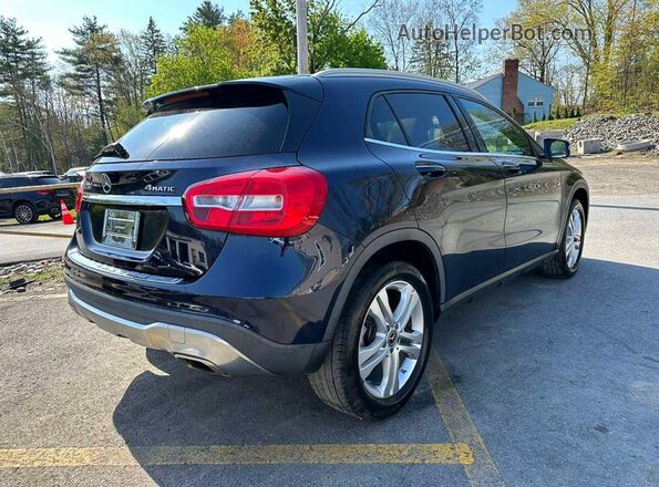 WDCTG4GB9JJ495022 2018 MERCEDES-BENZ GLA Синий Передняя правая четверть
