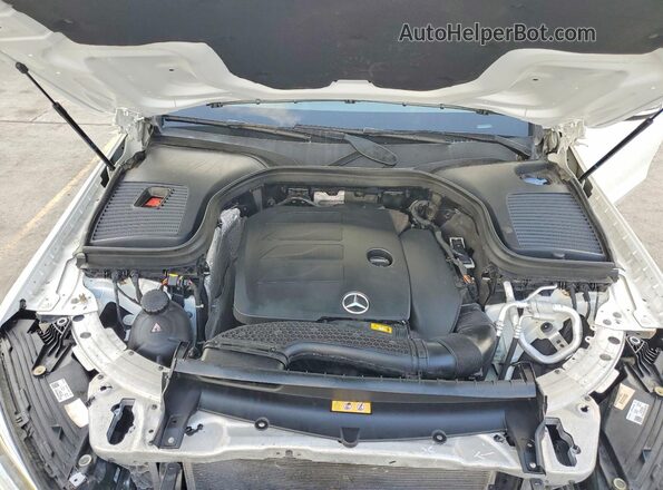 W1N0G8DB6NV361483 2022 MERCEDES-BENZ GLC-CLASS White VIN კოდის სტიკერის ხედი