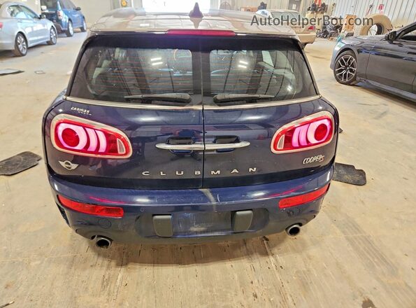 WMWLU5C52H2E81083 2017 MINI COOPER Синий Вид салона спереди